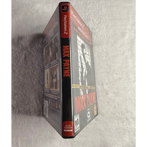 Max Payne Greatest Hits (PS2, 2002) Complete CIB Rockstar Remedy Tested & Works - Picture 6 of 9